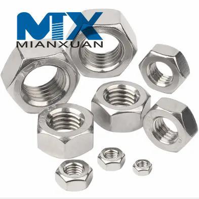 Stainless Steel A2 A4 SS304 SS316 Hex Nut