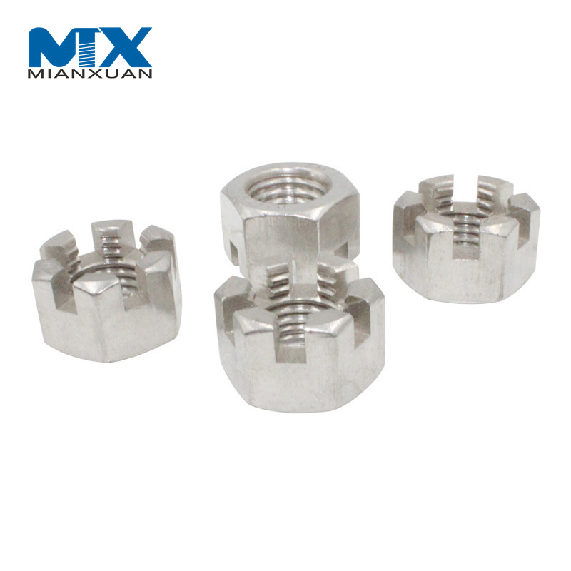 DIN935 All Size Zinc Hex Slotted / Castle Nut DIN937