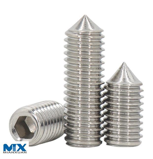 Set Screws Hex Head with Cone Point