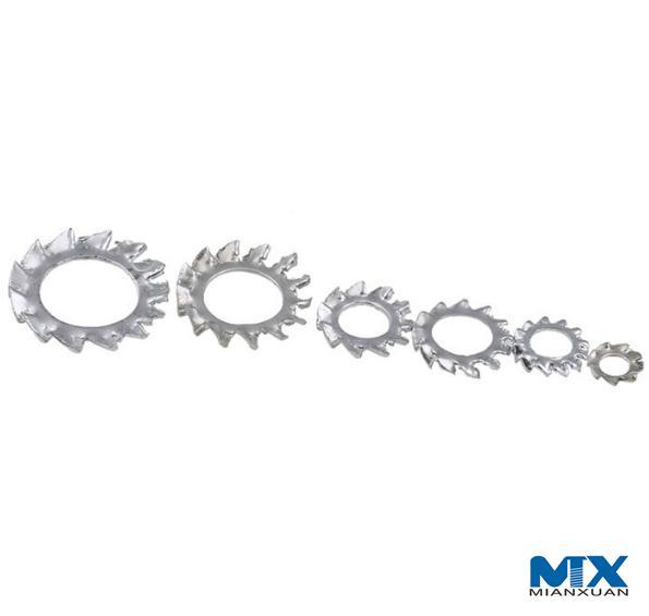 Carbon Steel Serrated Lock Washers— Type a, with External Teeth