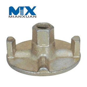 Scaffold Square Round Anchor Formwork Scaffolding Casted Plated Construction Tie Rod Casting Ductile Iron Wing Swivel Nut