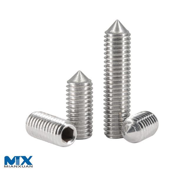 Set Screws Hex Head with Cone Point