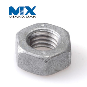 Carbon Steel 4 8 6 10 12 Mild Steel Hex Nut DIN934 Hexagon Nut M24 M30 M36 M42 M48 HDG Hot DIP Galvanized