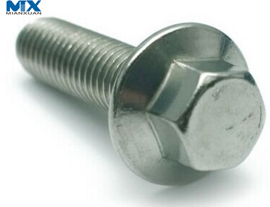 Hex Bolts with Flange Under Head Knurled