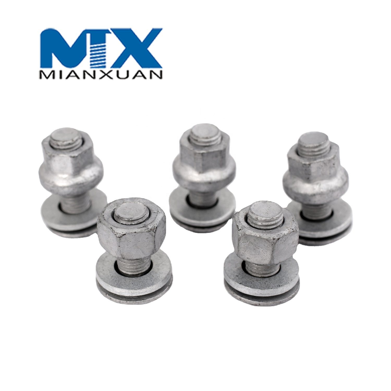 Factory Grade 8.8 Hot DIP Galvanized Highway Guardrail Bolts and Nuts