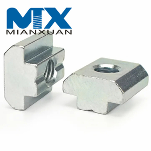 Aluminium Stainless Steel Profil 1/4-20 T Hammer Nut