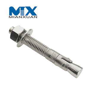 Zinc Plated Fastener Wedge Anchor Bolt for Concrete Brick with Reasonable Price