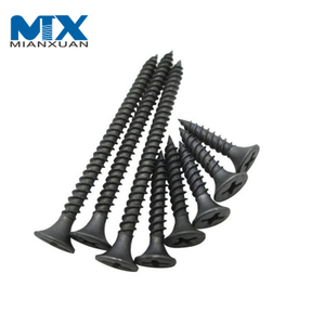 Factory Supply 3.5*25mm C1022A Factory Price Phillips Black Bugle Head Drywall Screw