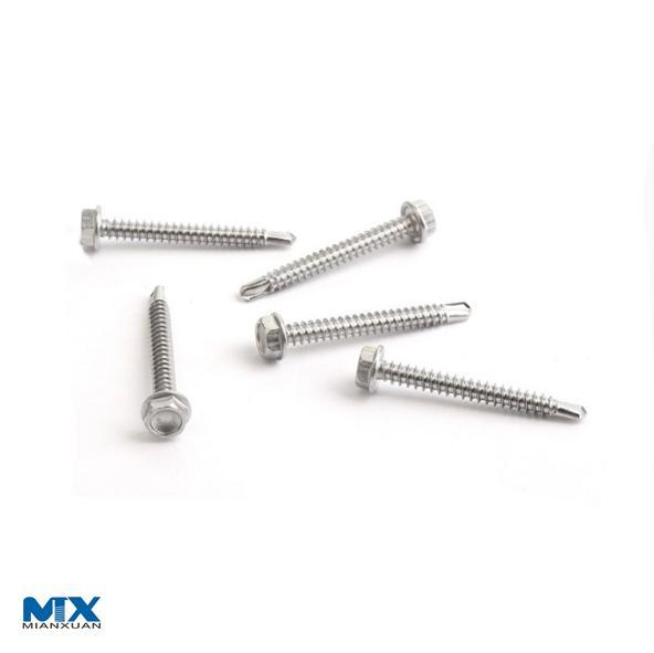 Hex Head with EPDM Bi-Metal Screws for Solar