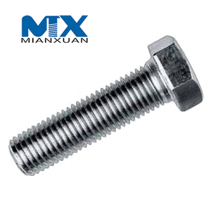 Hexagon Head Flange Bolt and Nuts Bolts DIN933 with Zinc Plated