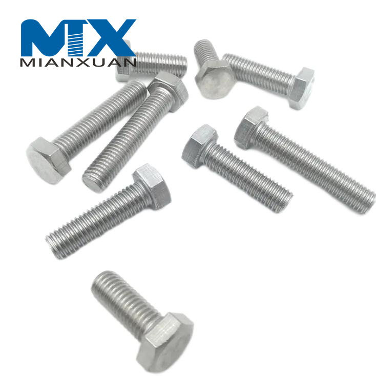 A2 A4 Stainless Steel 304 Hex Head Bolts