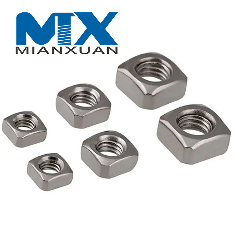 A2-70 Ss Stainless Steel SS304 Square Nut DIN557