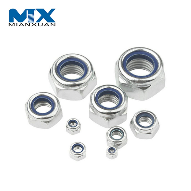 ASME ANSI Nylon Lock Nut Carbon Steel Standard