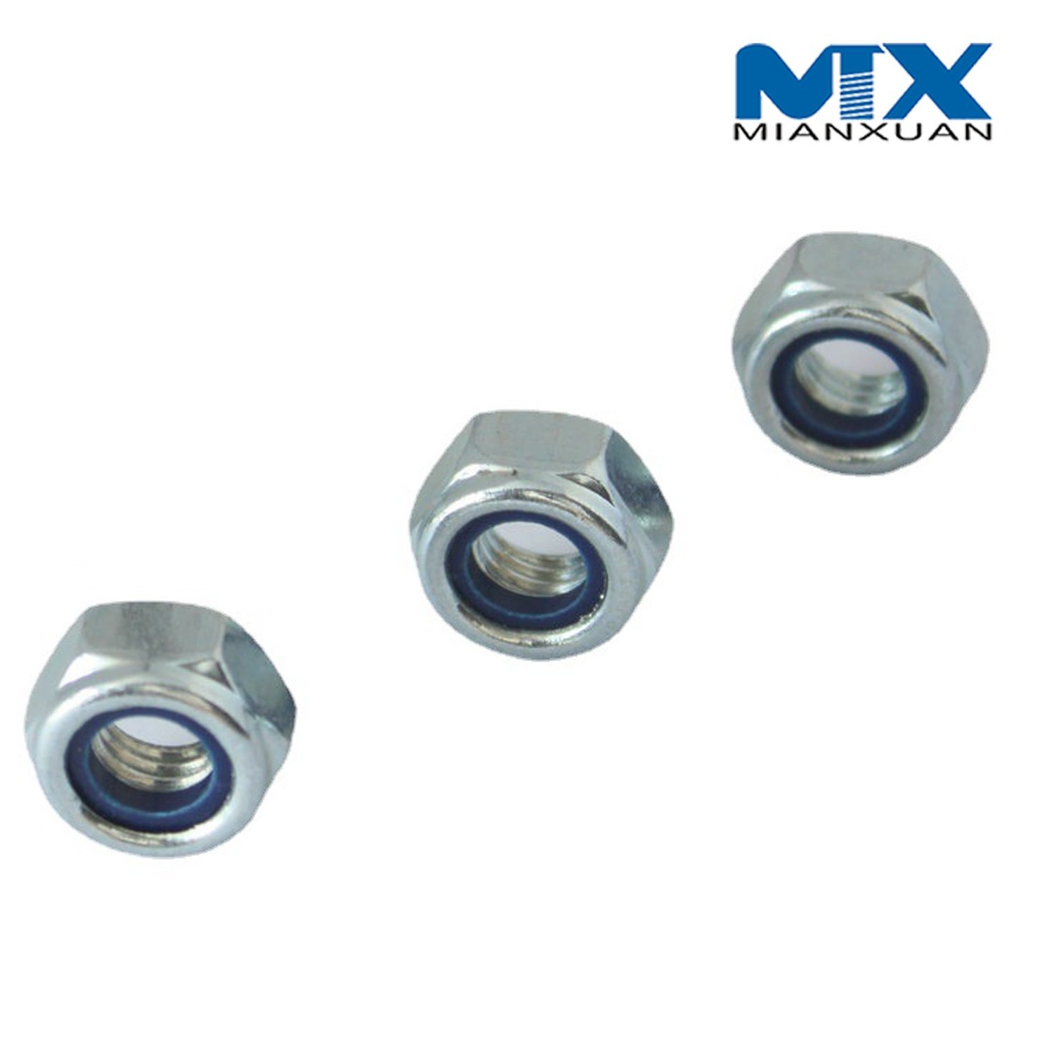 ISO7040 Nylon Lock Nut Carbon Steel Standard