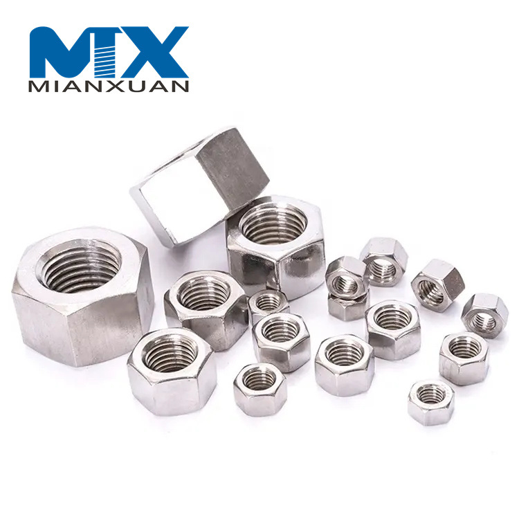 DIN934 Stainless Steel SS304 SS316 Hex Nut