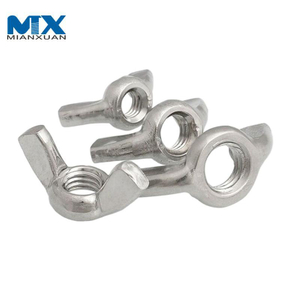 Factory Price 304 Stainless Steel Hand Butterfly Wing Nuts