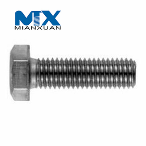 DIN933 M8 Hex Bolt with Black Finish