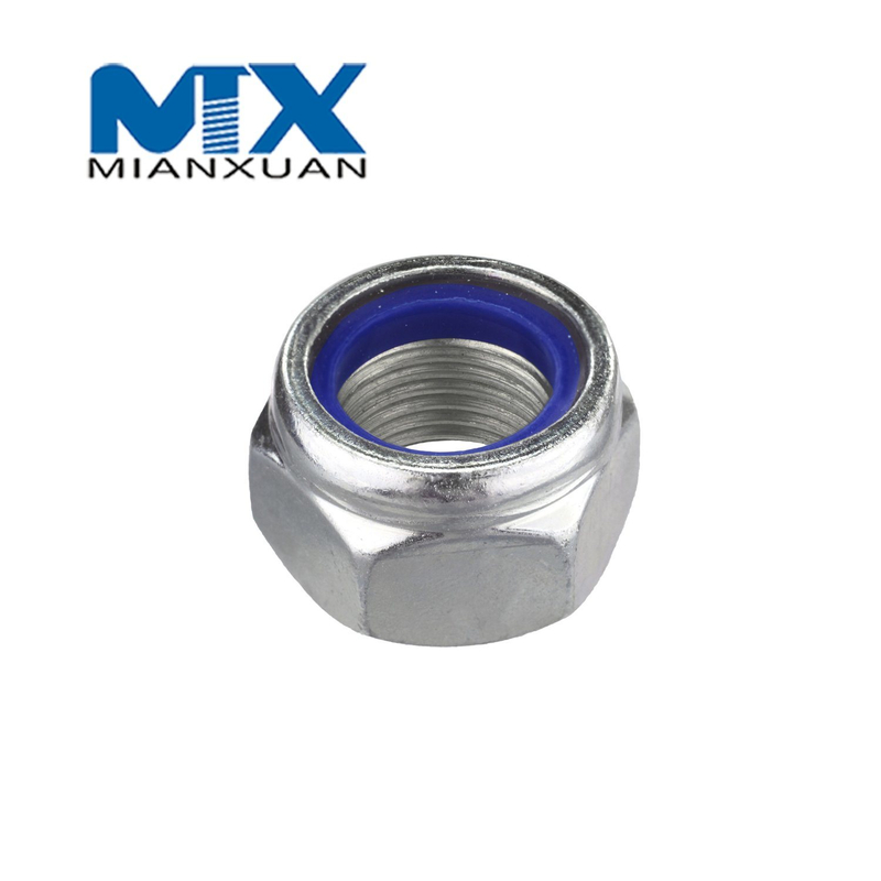 ASME ANSI Nylon Lock Nut Carbon Steel Standard