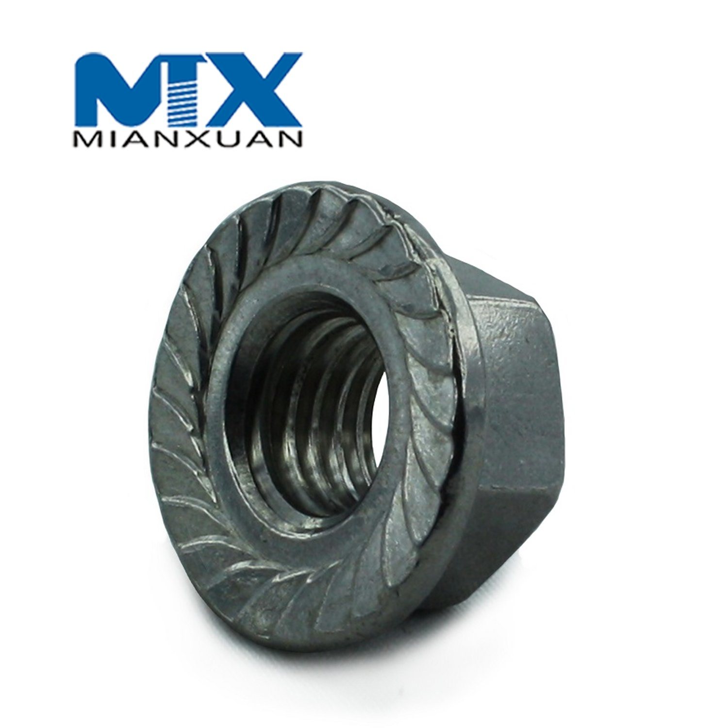 DIN6923 Hex Lock Nut Flange with Knurled No-Knurled