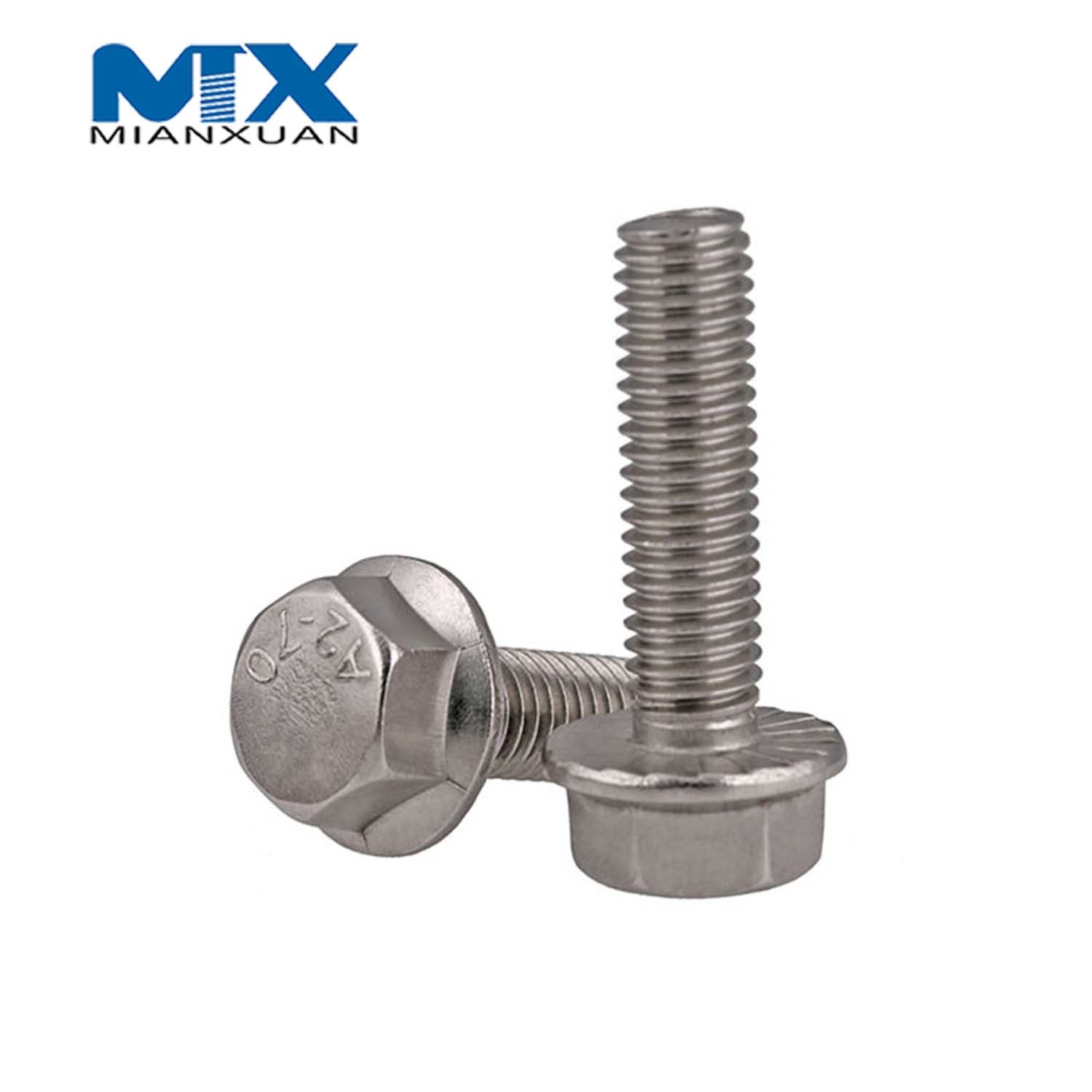 GB5783 Hex Bolt Flange with Knurled No-Knurled
